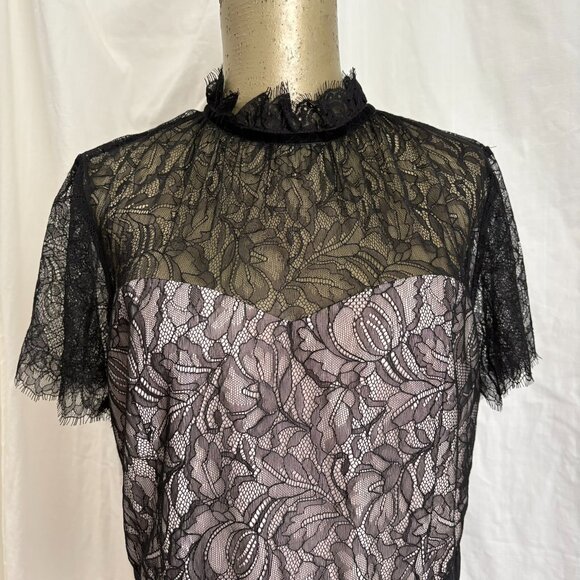 White House Black Market Lace Blouse NWT 6 - Picture 3 of 9